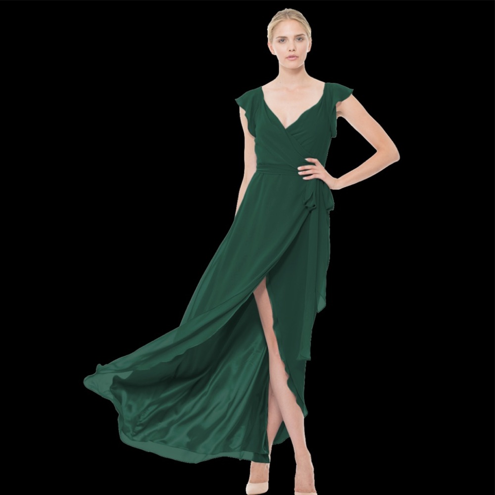 Joanna August Dorian dress in emerald eyes size xl